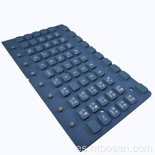 Teclado de goma de silicio del teléfono celular